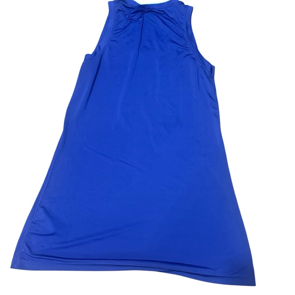 Nike Pro Dri-FIT Blue Tank Dress Athletic Sleeveless V-Neck Size Large - Picture 5 of 5